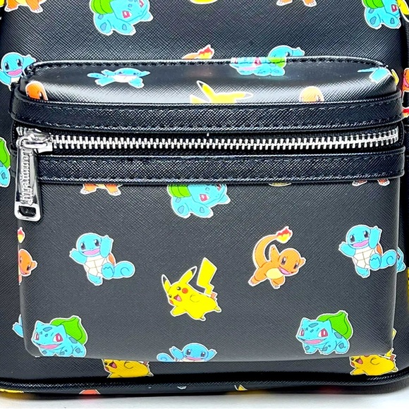 Loungefly Pokémon Starters exclusive mini backpack - Picture 3 of 7